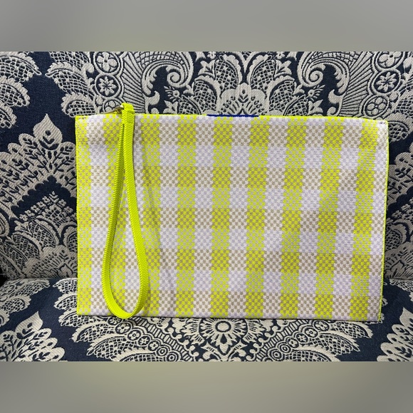 rothy's the wristlet in citrus gingham - Picture 1 of 3